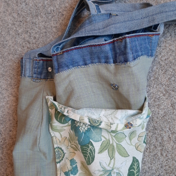 Levi's Jeans Bag Boho Shoulder Tote Custom Handmade Cotton Lined - Picture 12 of 15